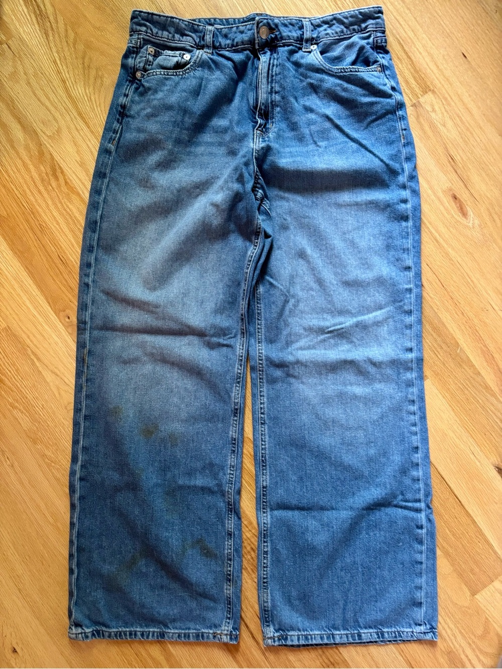 Aeropostale High-Rise Wide-Leg Jeans | Women’s Size 14 | Medium Wash